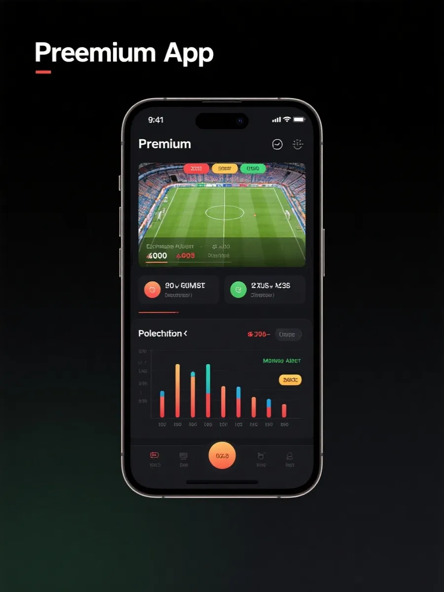 电竞足球APP界面预览